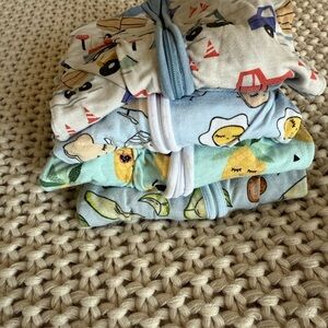 Little sleepies zip pajamas haul 4 zippies